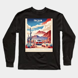 Tucson Arizona United States of America Tourism Vintage Poster Long Sleeve T-Shirt